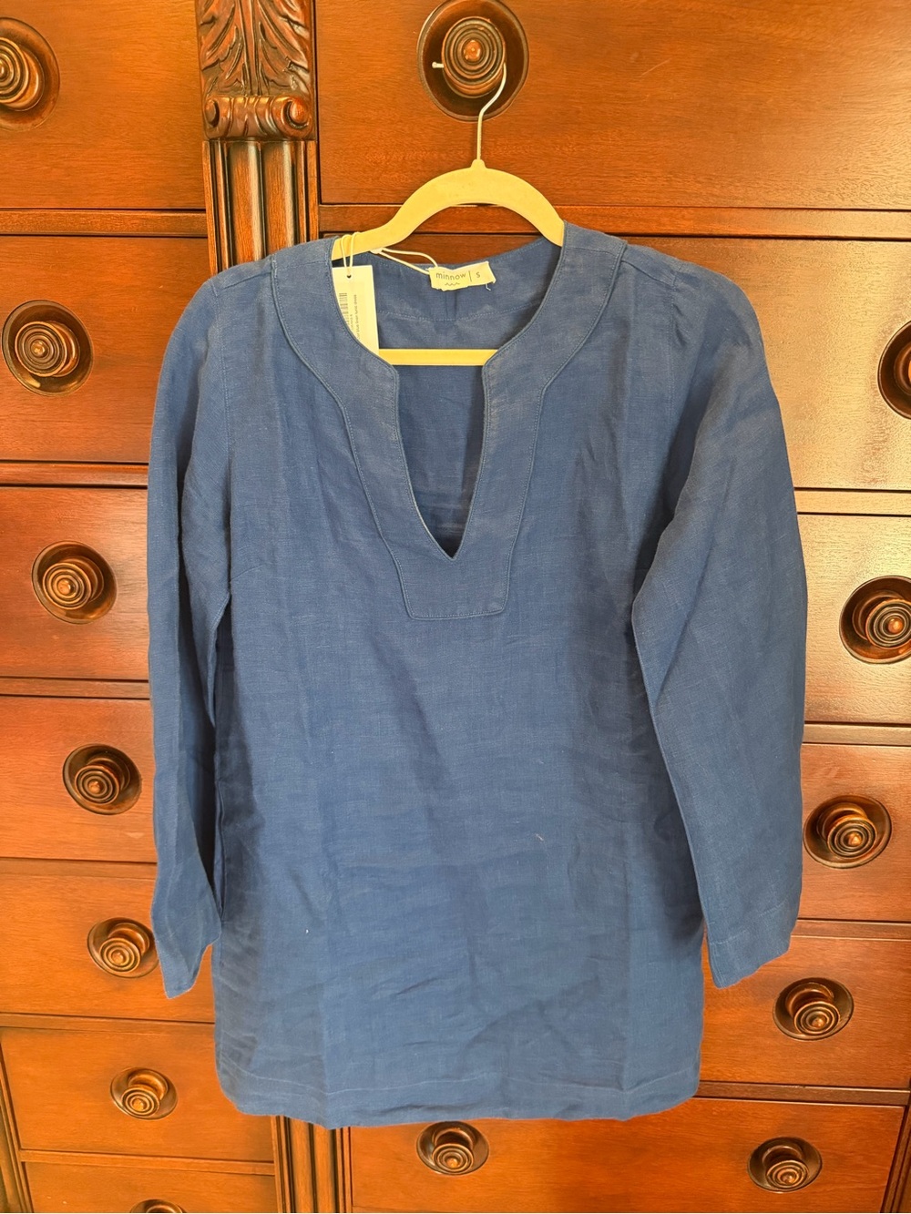 Minnow Linen Tunic dress